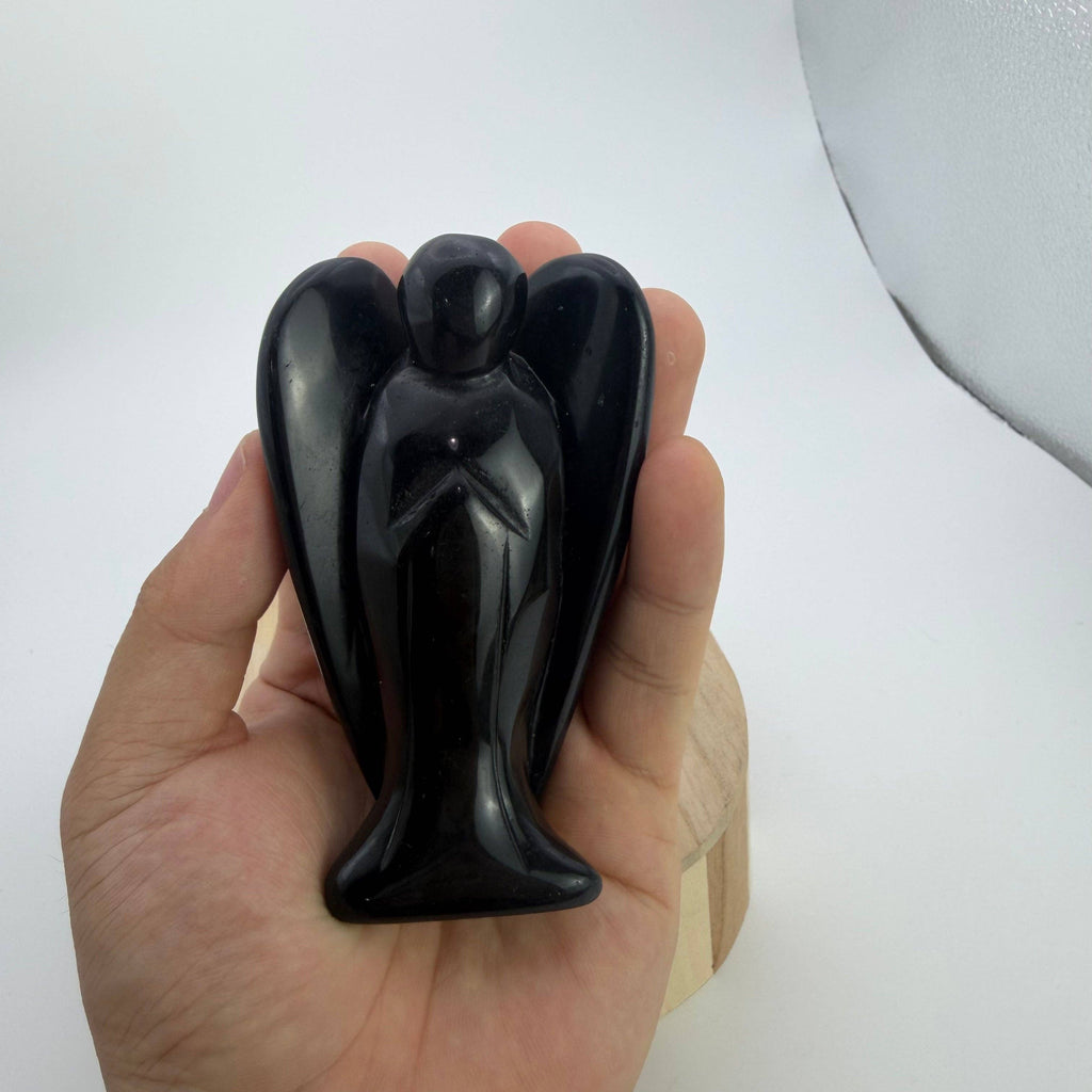 Black Obsidian Angel 4 Inch