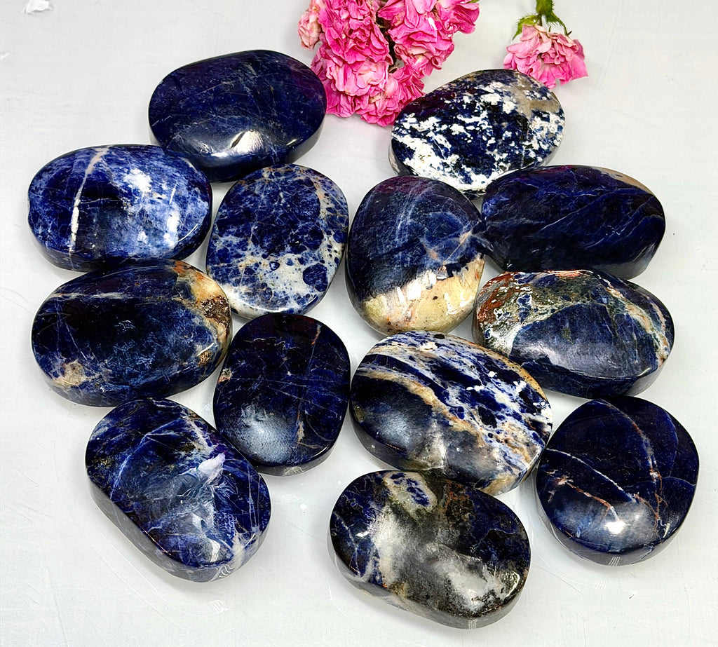 Sodalite Palm Stone
