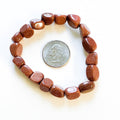 Red Goldstone Nugget Bracelet image 0