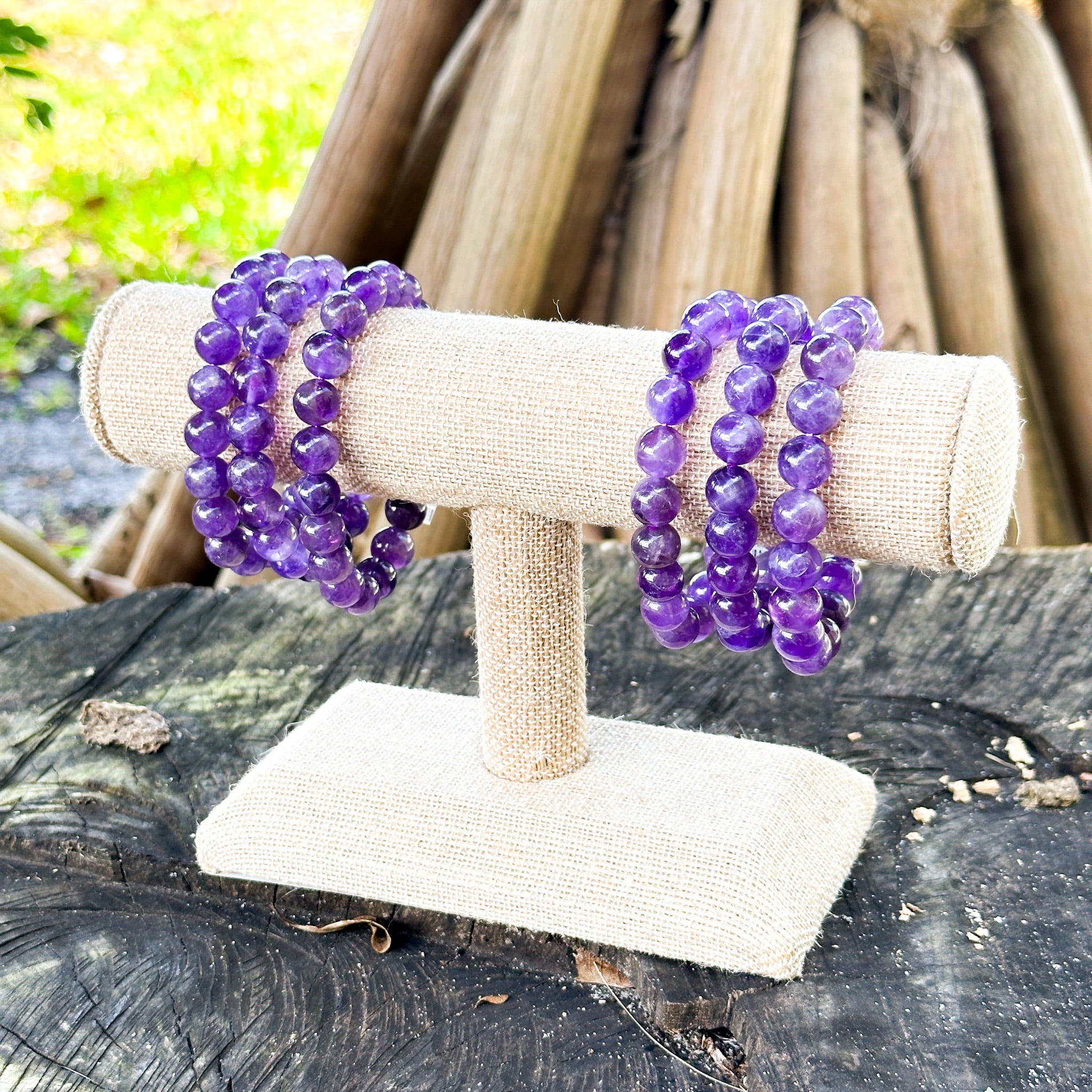Amethyst Bracelet 10mm image 2