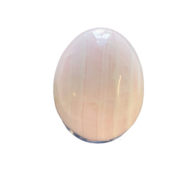Pink Calcite Mangano Egg image 0