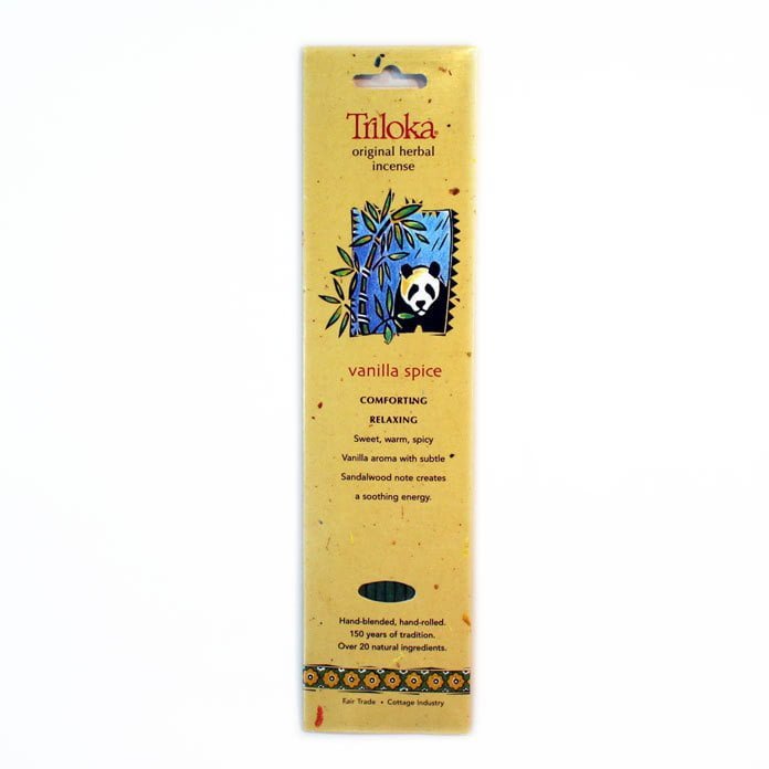 Vanilla Spice Triloka Hand Rolled Incense image 0