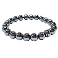 Hematite Bracelet 10mm for a Larger Wrist image 0