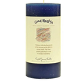 Good Health Big Pillar Candle Crystal Journey image 0