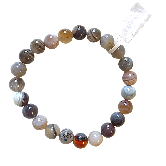 Gray Botswana Agate Bracelet image 0