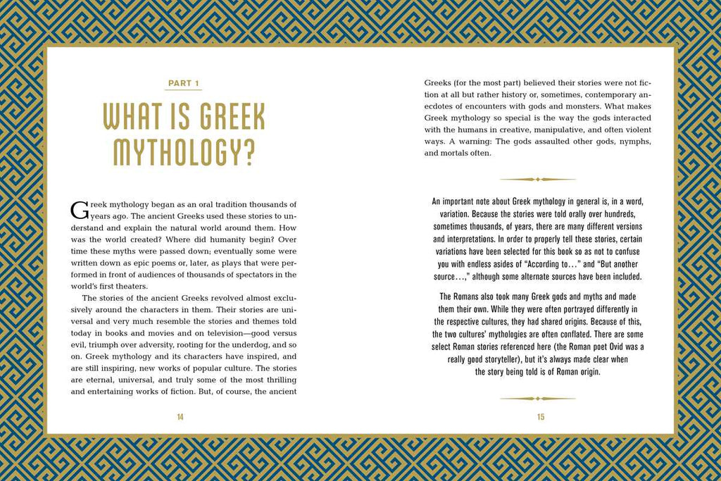 Greek Mythology: The Gods, Goddesses, and Heroes Handbook
