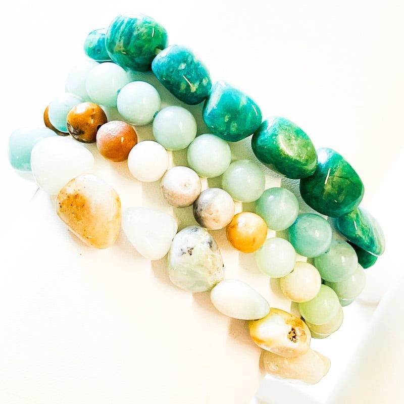 Amazonite Nugget Bracelet image 1
