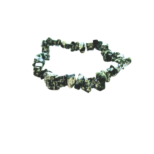 Seraphinite Chip Bracelet image 0