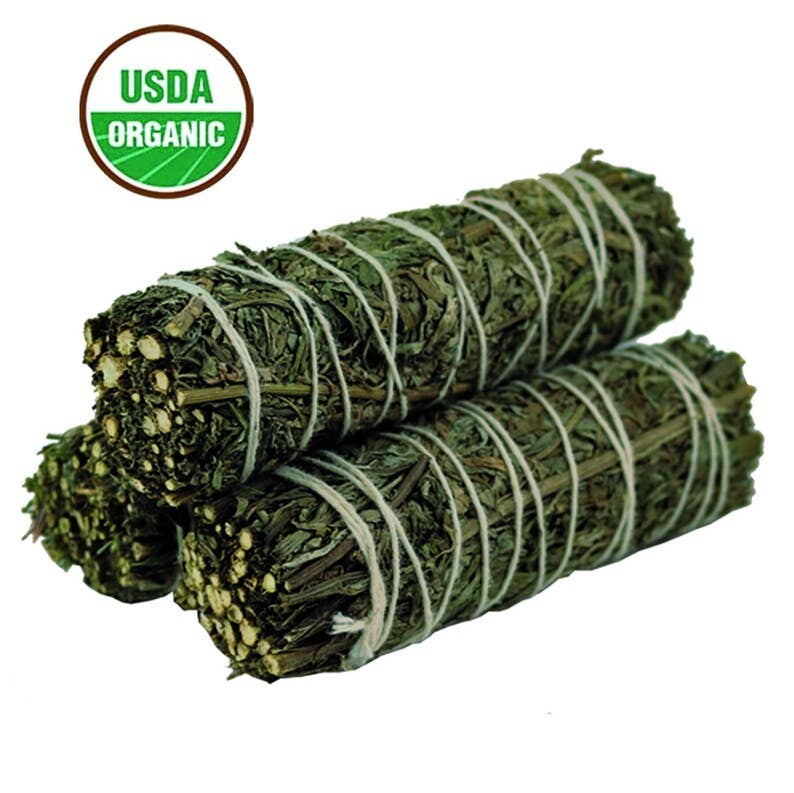 Mugwort Sage Smudge Stick 4 inch
