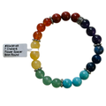 Chakra Bracelet - Flower Spacer image 0