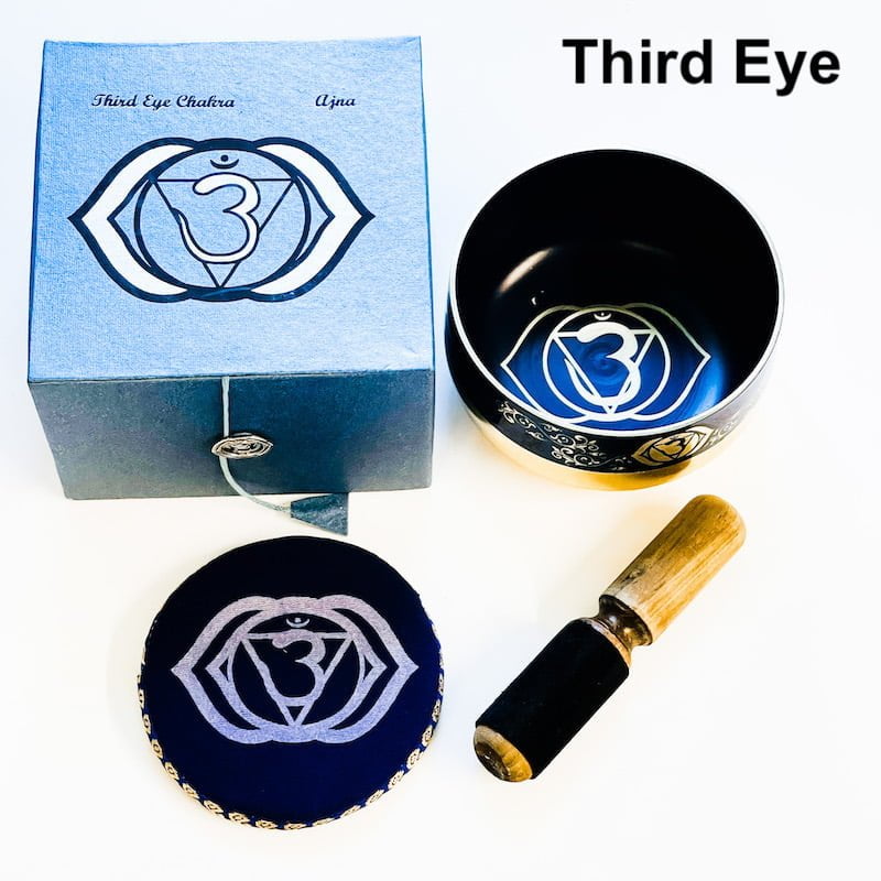 Third Eye Chakra Tibetan Singing Bowl image 0