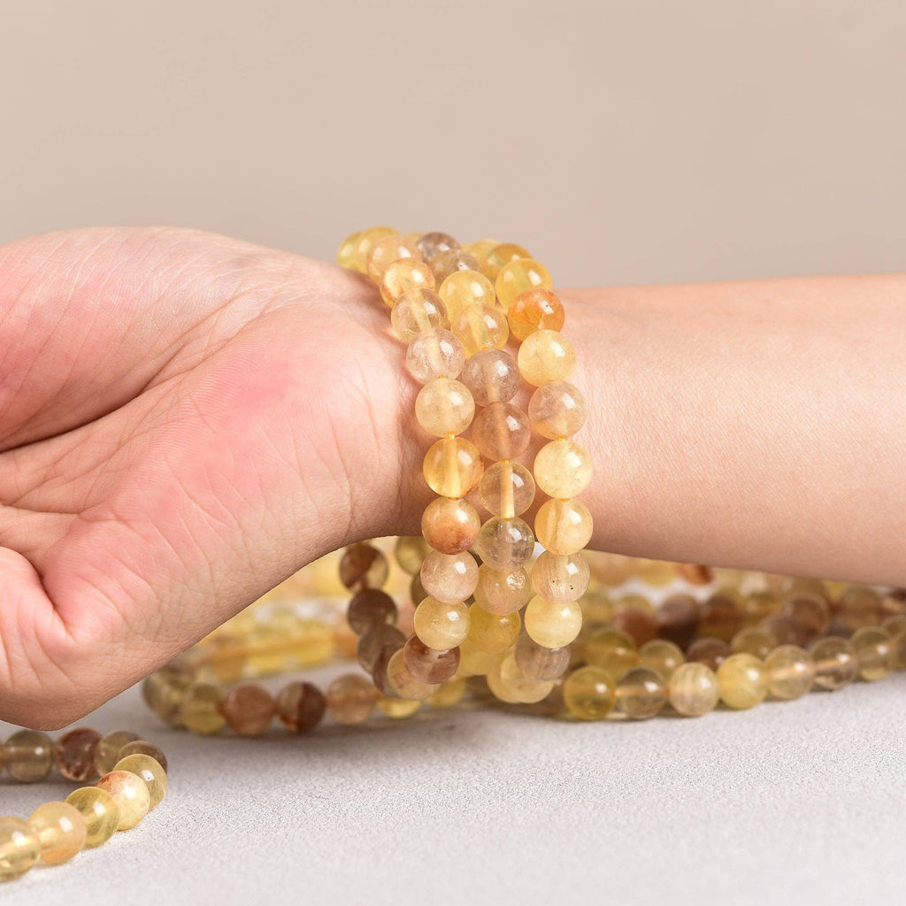 Yellow Fluorite Bracelet 8mm