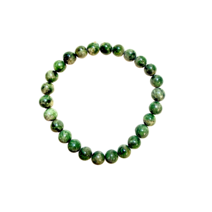 Diopside Bracelet 8mm image 1