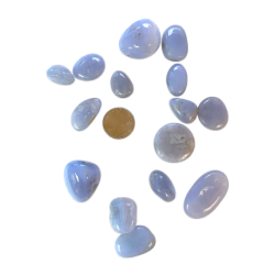 Blue Chalcedony Tumbled