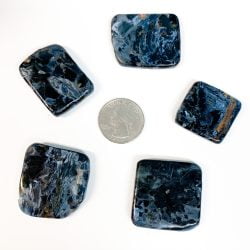 Pietersite High Quality Pieces with Quarter for Scale
