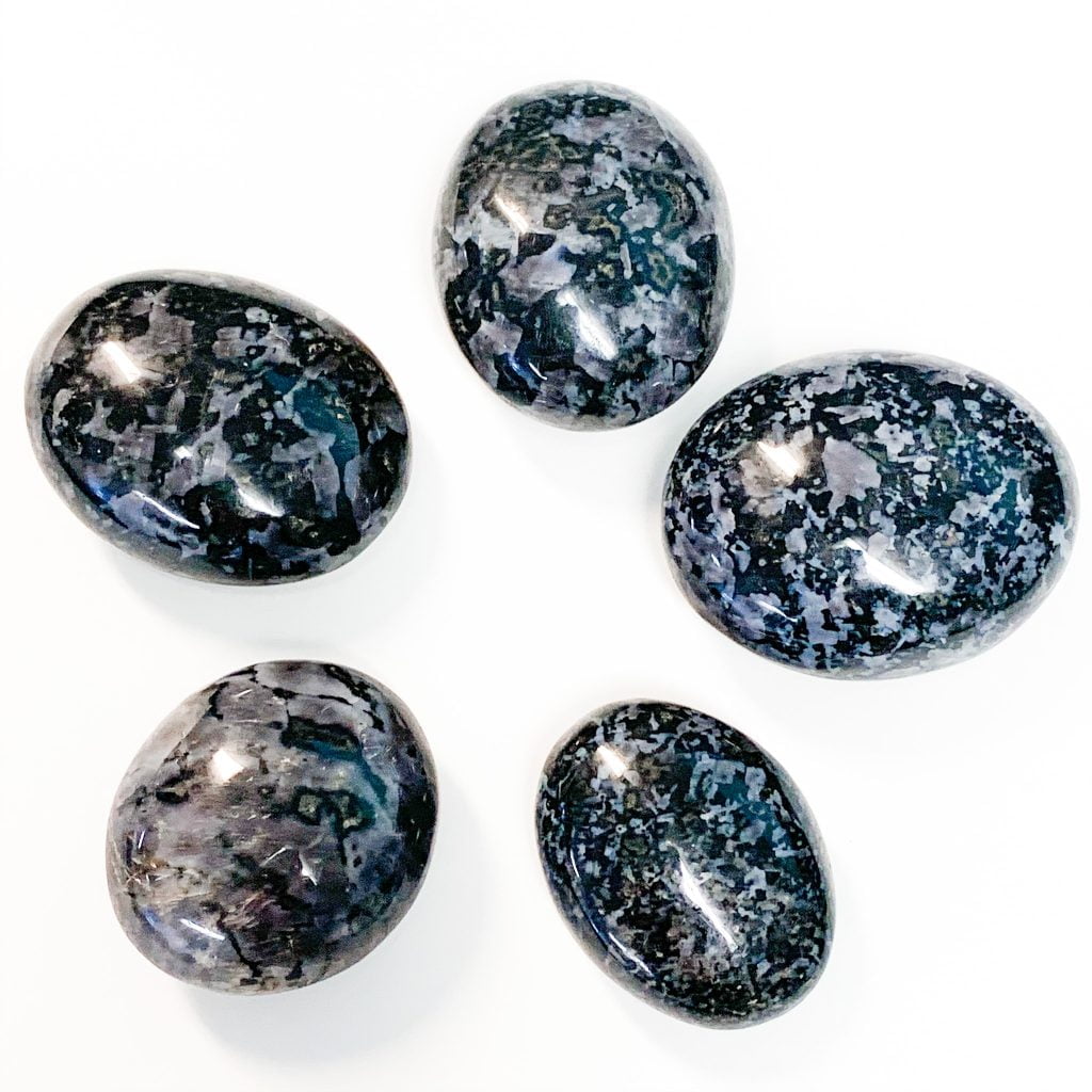 Indigo Gabbro Palm Stones