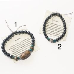 Men's Hematite Bracelets 1 and 2
