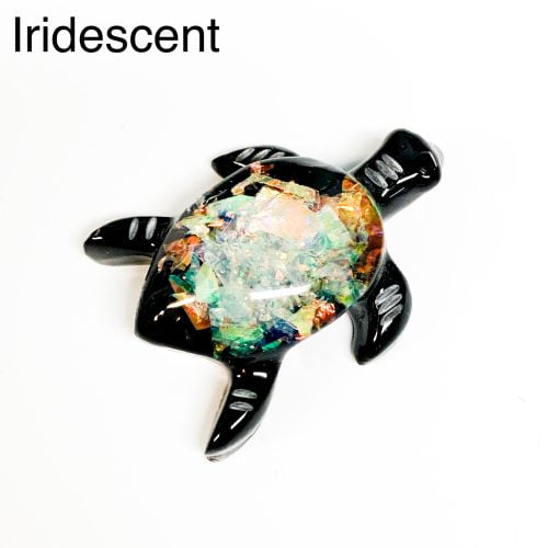 Iridescent Resin Turtle