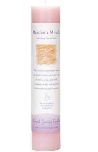 Manifest a Miracle Tall Pillar Candle