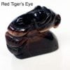 Gemstone Horse Head Red Tiger's Eye