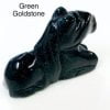 Gemstone Horse - Green Goldstone