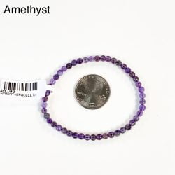 Amethyst Bracelet 4mm