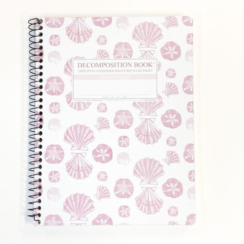 Decomposition Notebook - Pink Shells
