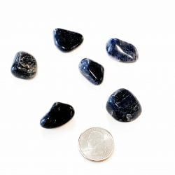 Blue Aventurine with Quarter