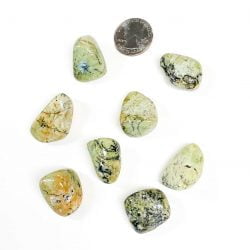 Green Opal with Quarter