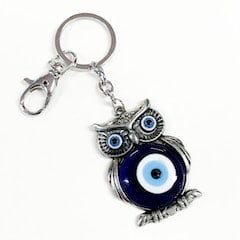 Owl Evil Eye Protection Keychain