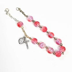 Miraculous Medal and Cross Bracelet