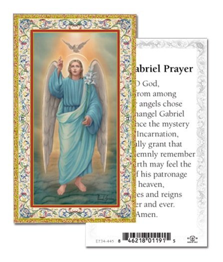 Holy Card Saint Gabriel