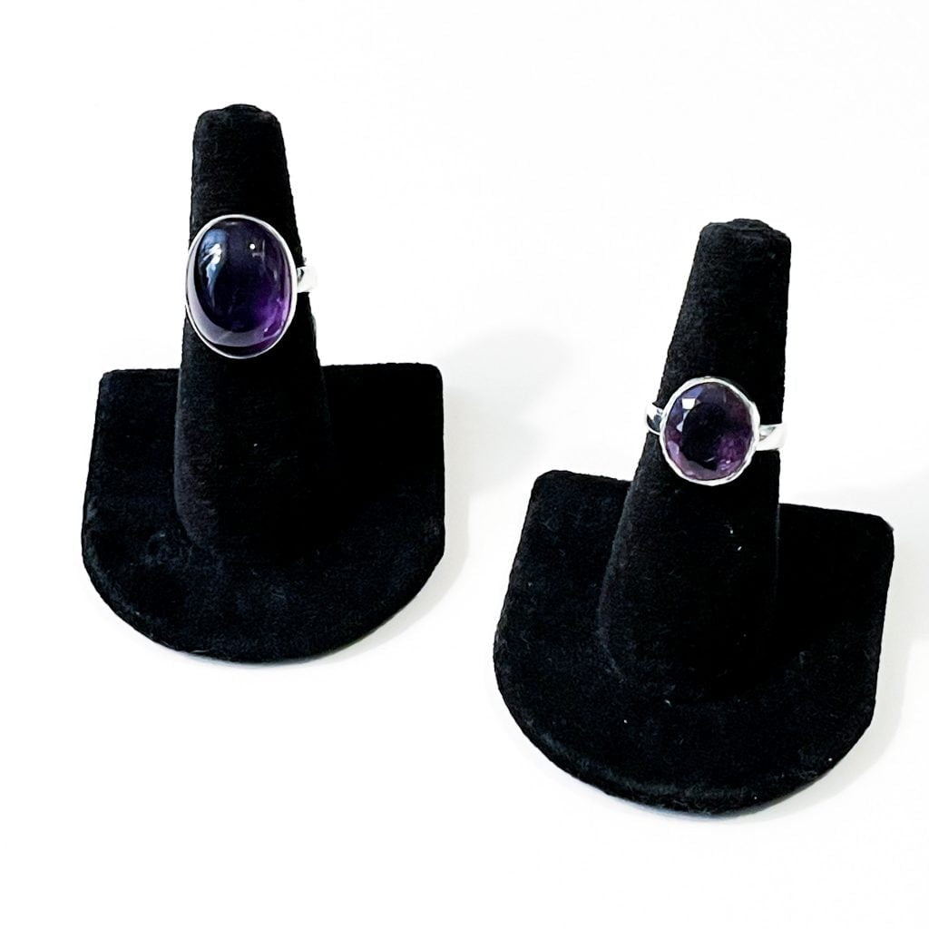 Amethyst Large Stone Ring