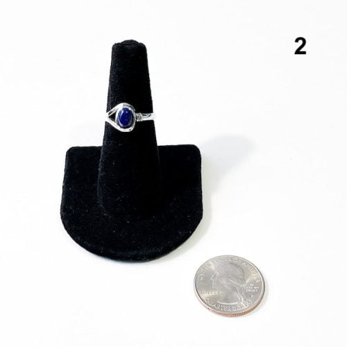 LLapis Lazuli Ring 2 with Quarter