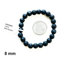 Lava Stone Bracelet 8 mm