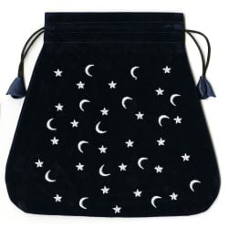 Moon and Stars Velvet Bag
