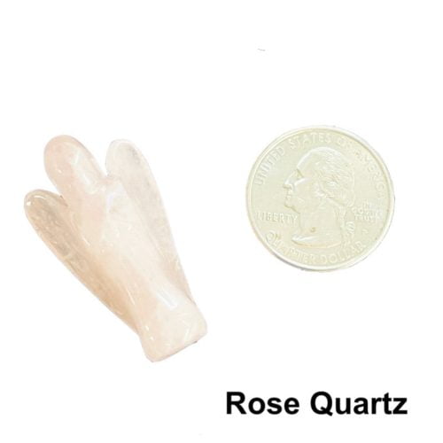 Rose Quartz Gemstone Angel