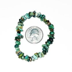 Turquoise Chip Bracelet $7 with Quarter