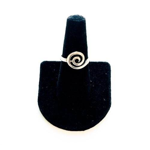 Sterling Silver Labyrinth Ring Size 8