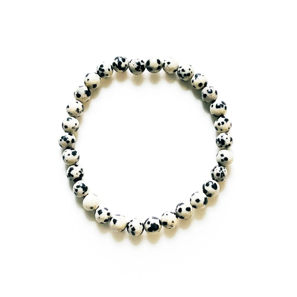 Dalmatian Jasper 6 mm Bracelet
