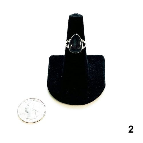 Hypersthene Ring Size 6 - 2 with Quarter