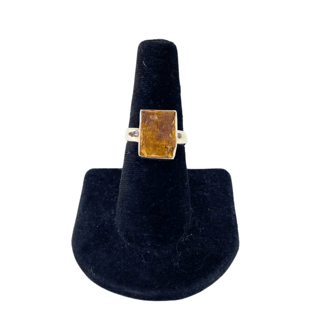 ORANGE KYANITE RING SIZE 7