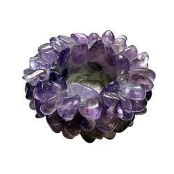 Amethyst Cluster Tealight Holder