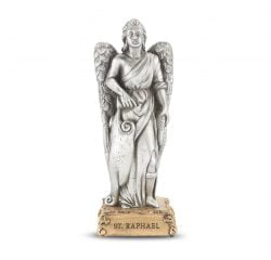 st raphael pewter statue 1799-526