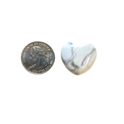 Howlite Heart 1_ $5 with quarter