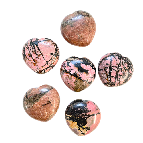 Rhodonite Heart 1.5 inch $14 Cover photo