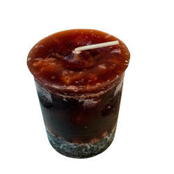 Problem Solving (Brown) Crystal Journey Votive Candle