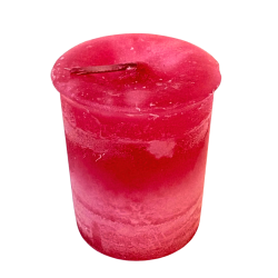 Rose, Tahitian (Red) - Crystal Journey Votive Candle