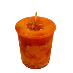 Confidence (Brown)- Crystal Journey Votive Candle