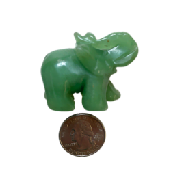 Green Aventurine Elephant